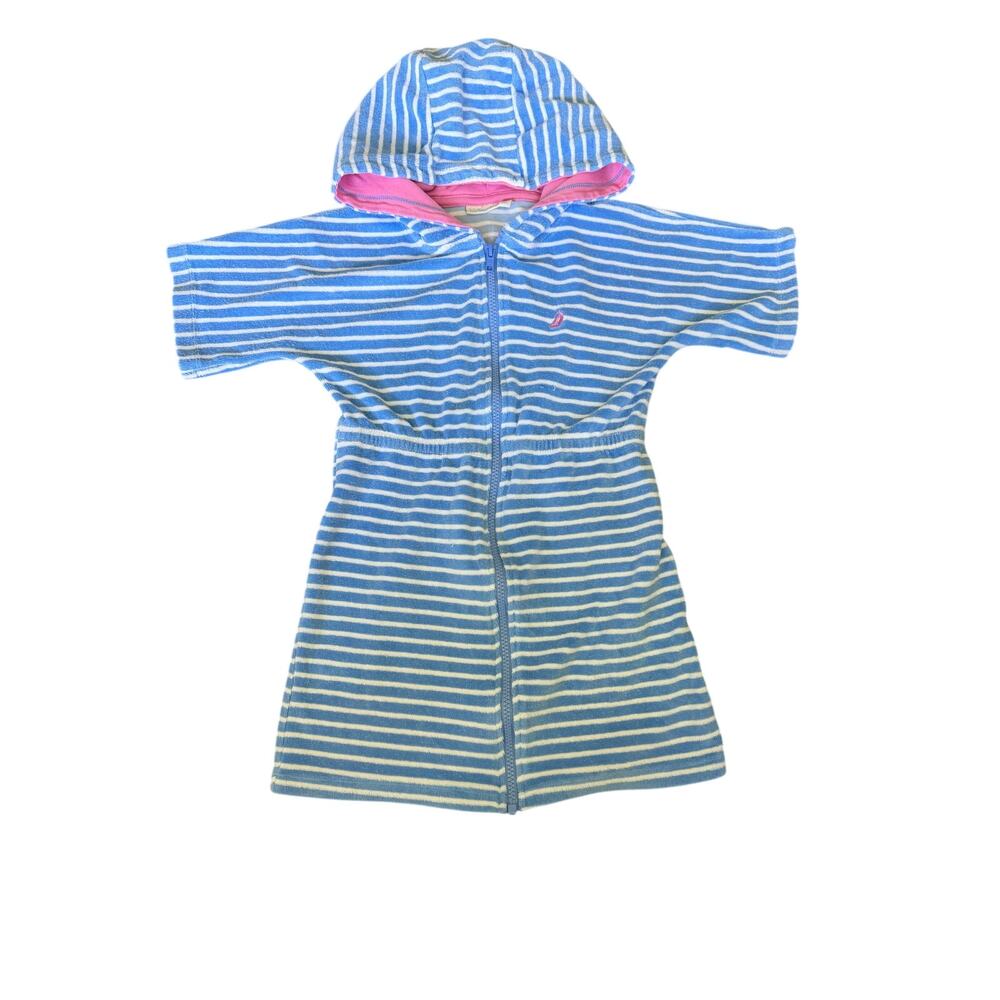 Jojo Maman Bebe hooded terrycloth toweling hoodie 5-6y